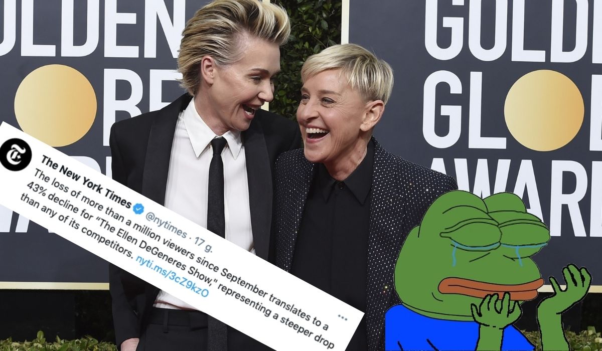 Ellen DeGeneres straciła łącznie milion odbiorców po doniesieniach jak traktuje pracowników