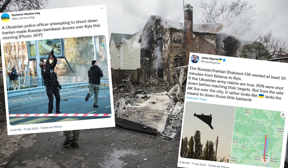 Ukraińskie wojsko zniszczyło 37 rosyjskich dronów, wszystkie miały przylecieć na Ukrainę z południa