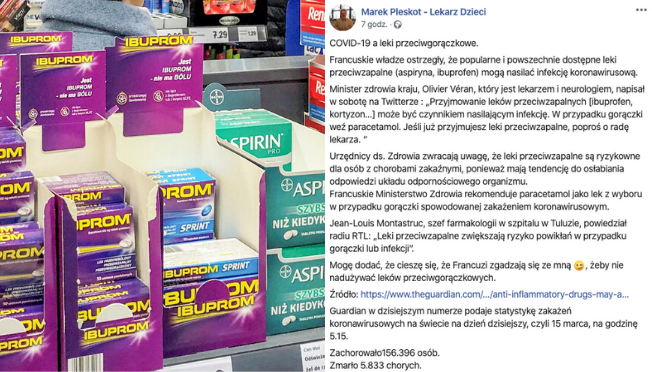 Lekarz ostrzega przed lekami przeciwgorączkowymi: mogą wzmacniać infekcję