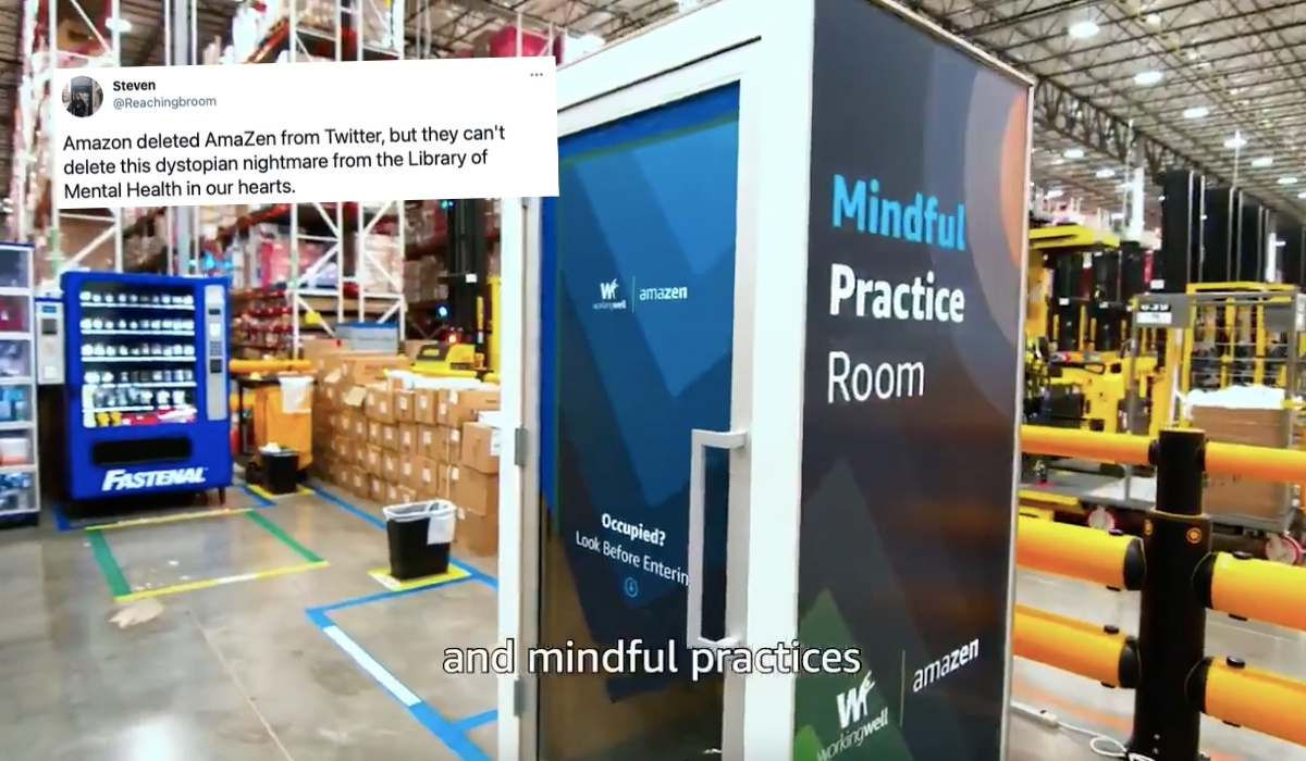 Amazon chce stawiać specjalne kabiny, w których pracownicy mogą się uspokoić