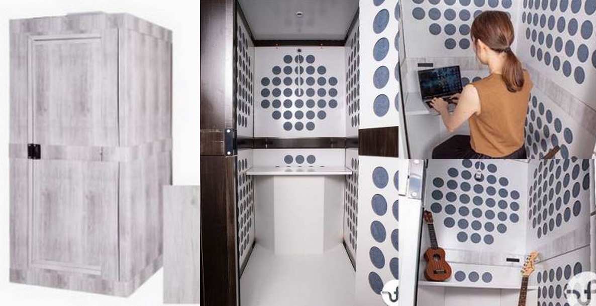 Japonia: na rynek trafiły dźwiękoszczelne kabiny do pracy w domu, żeby odciąć się od domowników