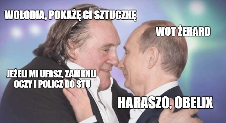 Obelix ścigany przez rosyjski fiskus, bo nie płacił podatków 
