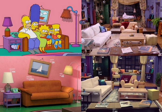 Ikea odtwarza pokoje z Simpsonów, Przyjaciół i Stranger Things