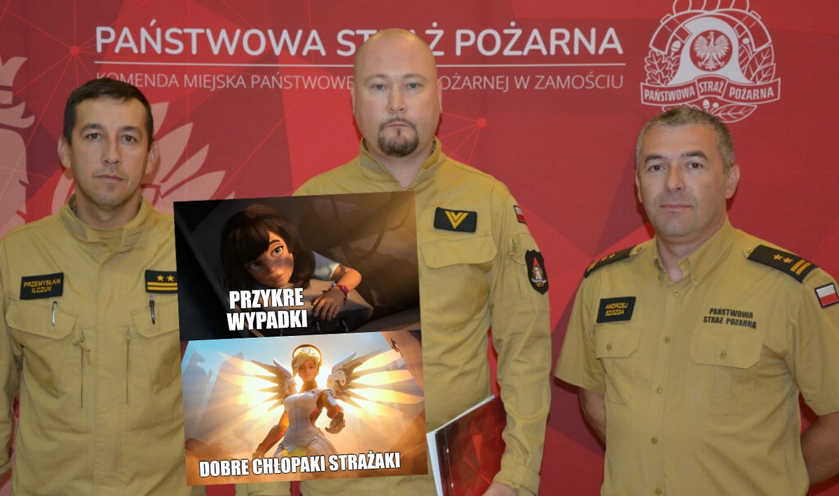 Zamość: strażak dostał specjalne wyróżnienie, uratował dziecko w ostatniej chwili