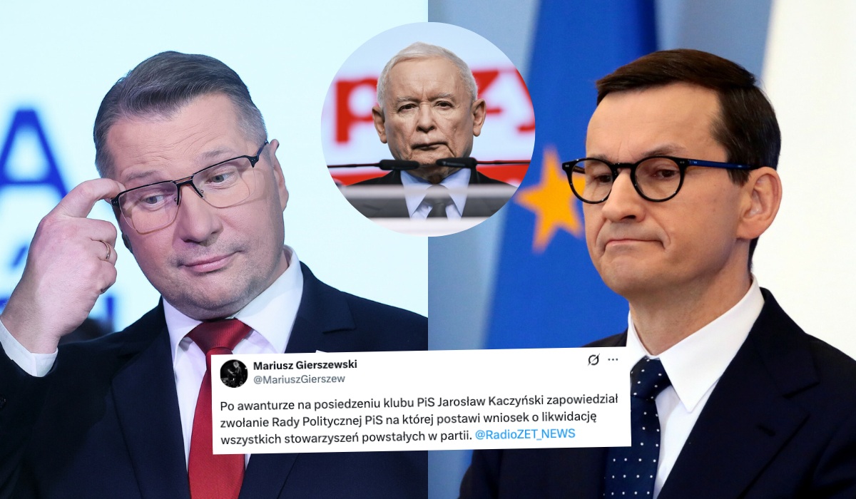 Po awanturze na posiedzeniu klubu PiS Kaczyński chce likwidacji wszystkich stowarzyszeń w partii