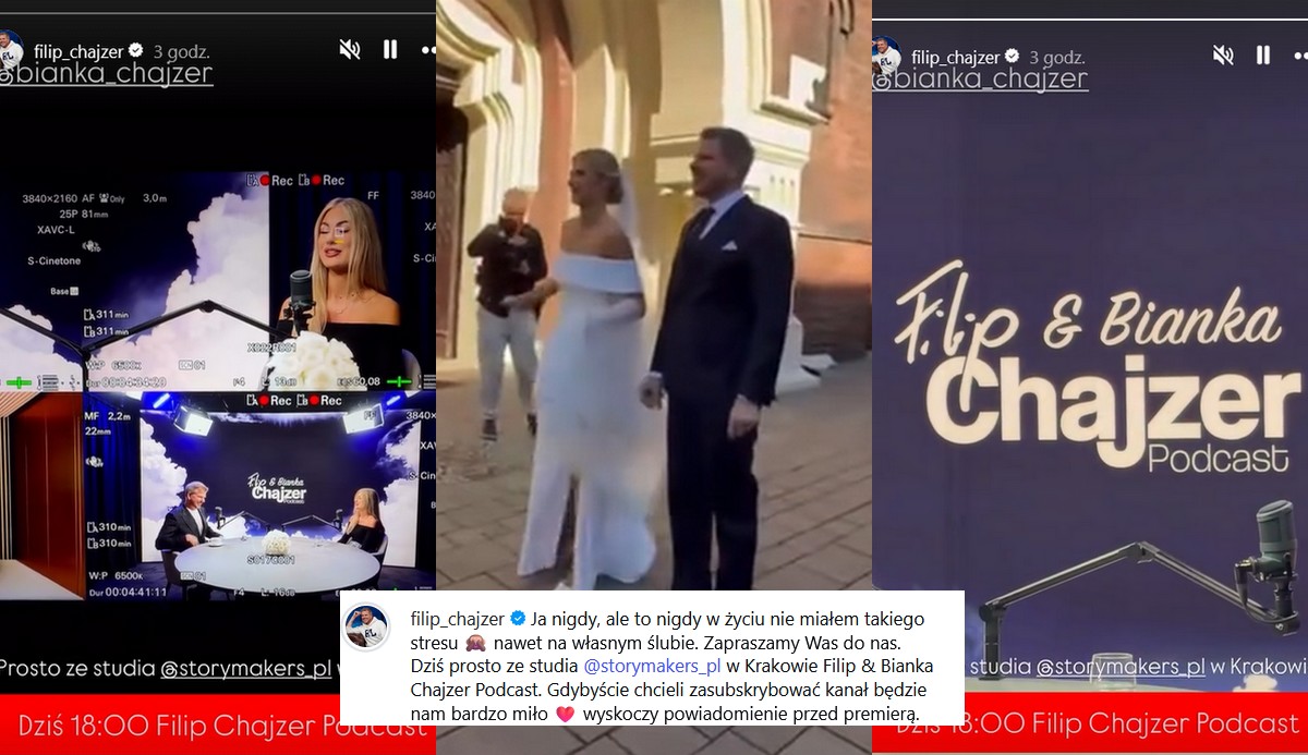 Filip Chajzer wpuścił Biankę nie tylko do swojego serca, ale też do podcastu