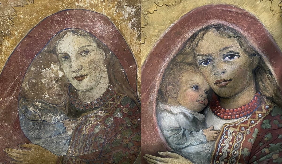 Kraków: prace Wyspiańskiego odnowiono tak, że na przykład Maryja wygląda jakby się przeprosiła z makijażem