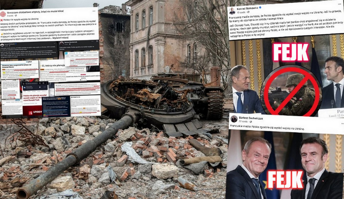 Politycy Konfederacji rozpowszechniają nieprawdziwe wiadomości o wejściu polskiego wojska do Ukrainy