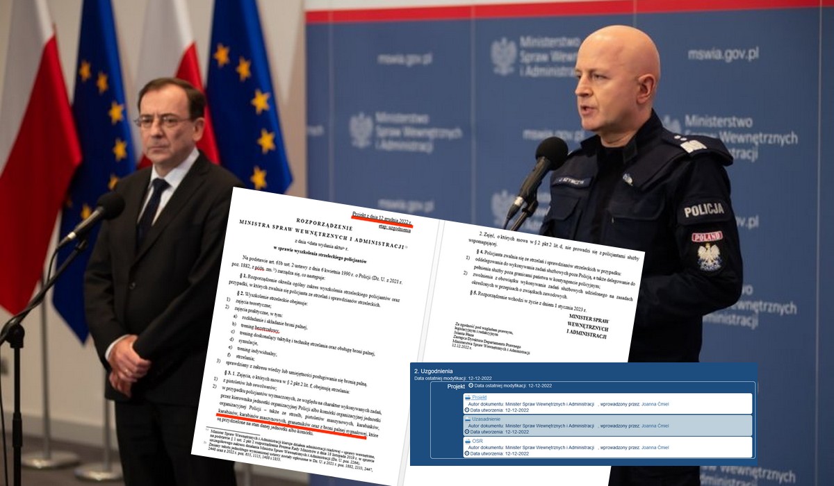 MSWiA chce, żeby niektórzy policjanci byli szkoleni z obsługi granatników