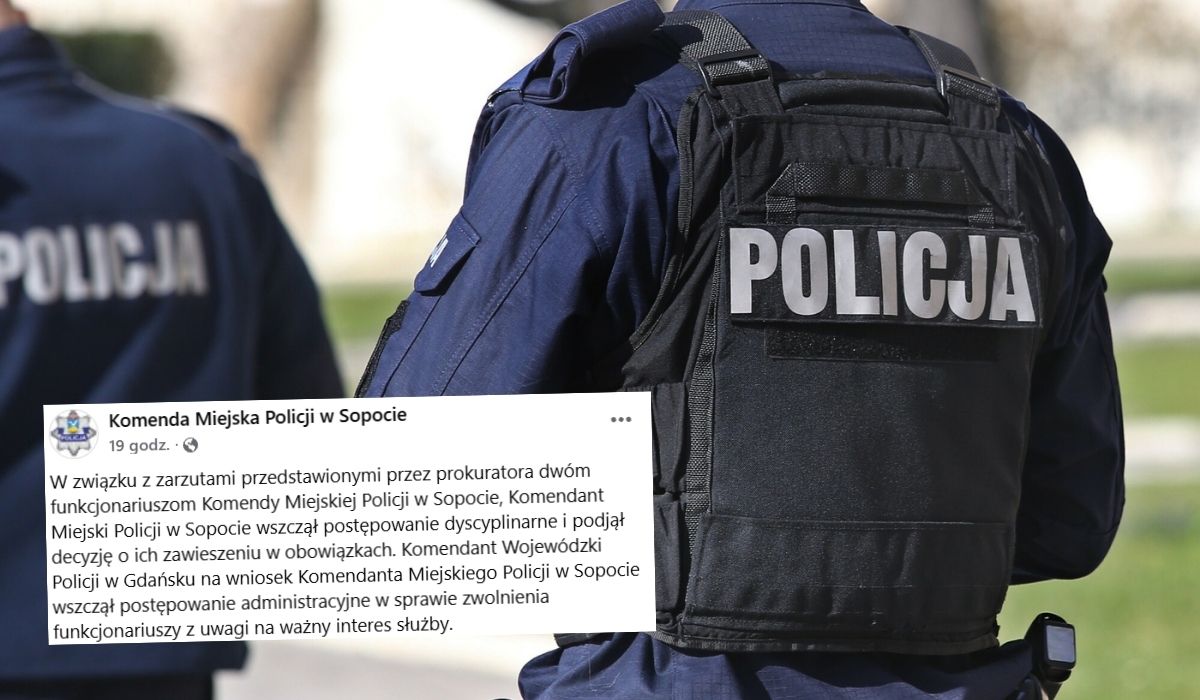 Sopot: policjanci mieli współpracować z gangsterami i podrzucać magiczny proszek osobie niewygodnej