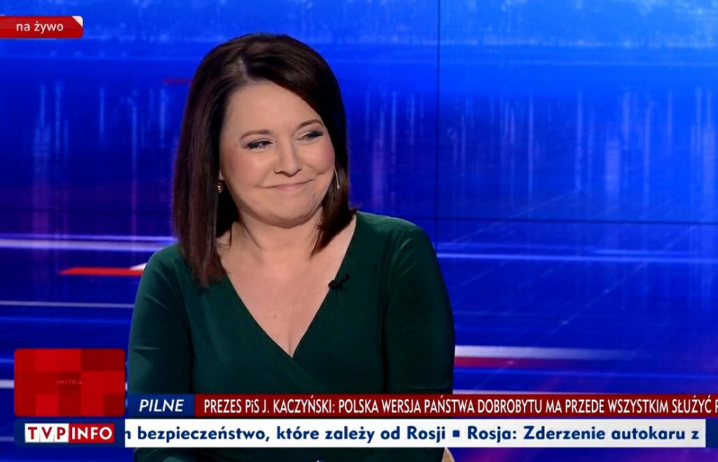 Czabański w TVP: pani się nie boi, pani Holecka, my stoimy za wami murem