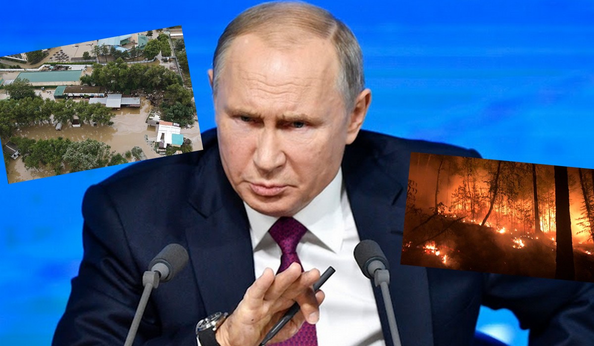 Putin po pożarach i upałach na Syberii, ale też powodziach w kraju powoli przyznaje, że coś jest na rzeczy ze zmianami klimatu