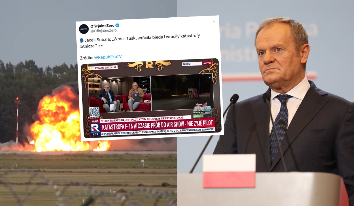Dziennikarz TV Republika: wrócił Tusk, wróciła bieda i katastrofy lotnicze