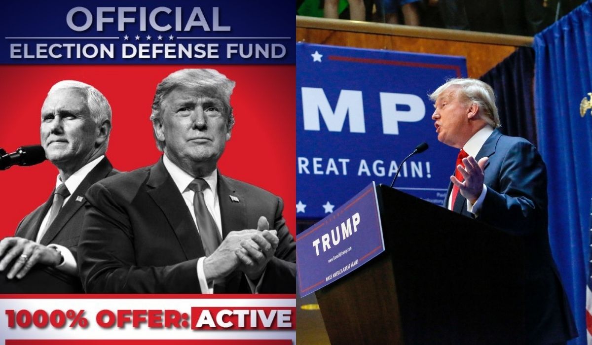 Trump zbiera pieniądze na "obronę wyborów", ale połowa pójdzie na spłatę długu po kampanii