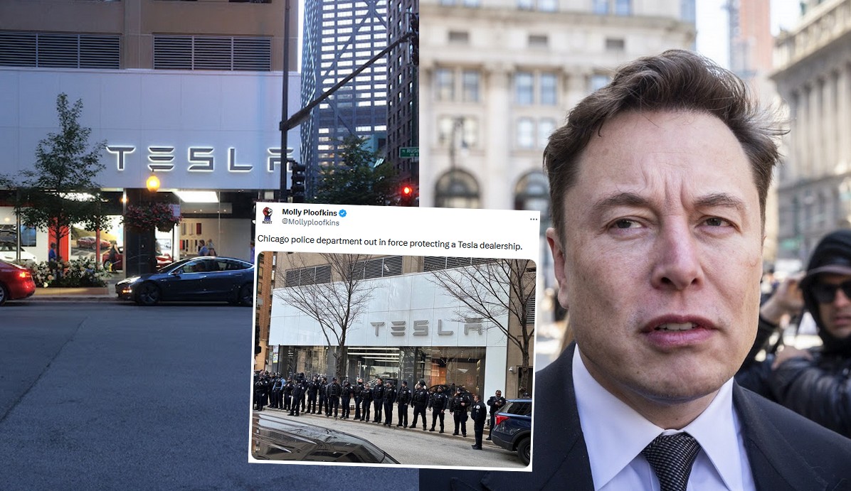 USA: policja zaczęła ochraniać salony Tesli po tym, jak Musk przesadził z mieszaniem się w politykę