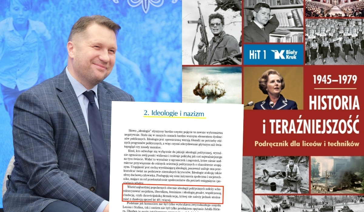 W podręczniku do "Historii i Teraźniejszości" zestawiono feminizm i "ideologię gender" obok nazizmu