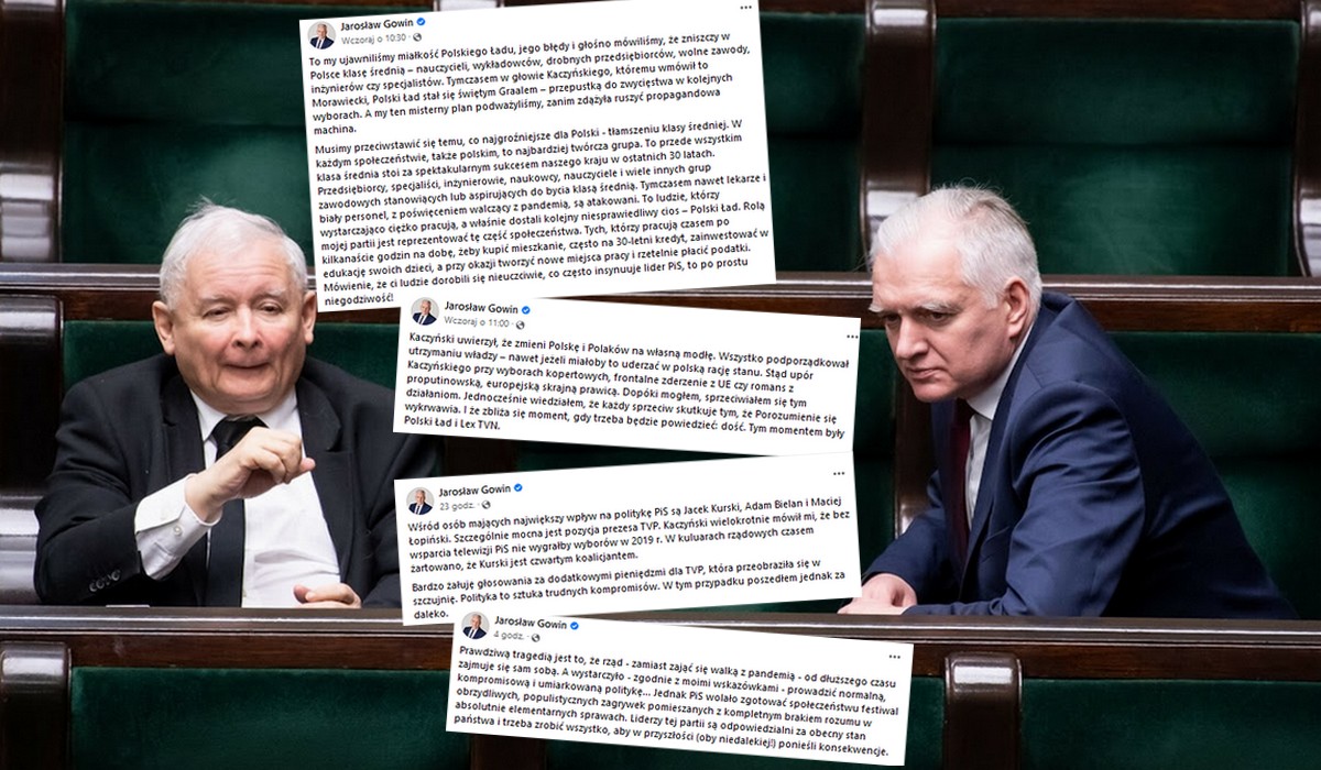 Jarosław Gowin wrócił i natychmiast z pasją zaczął krytykować rząd PiS
