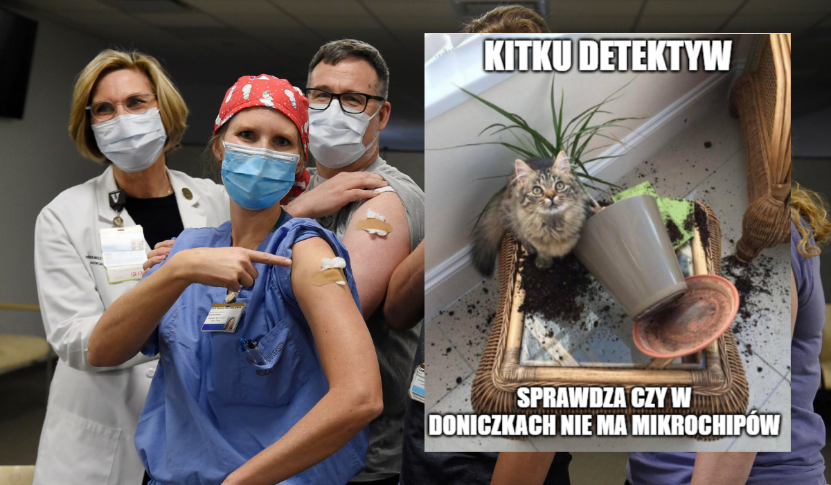 Badanie: wciąż ok 20% Amerykanów boi się mikrochipów w szczepionkach lub wierzy w teorie spiskowe