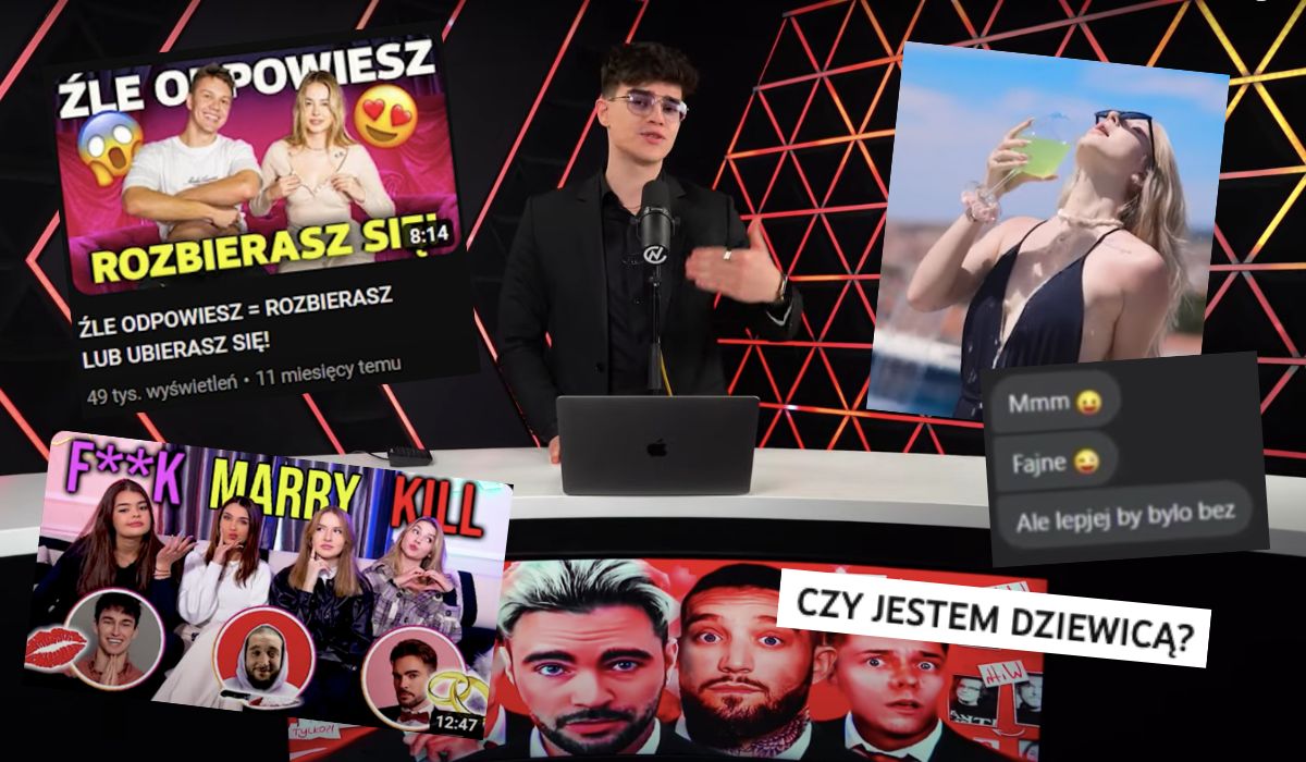 Konopskyy pokazał dowody na p*dofilię youtuberów, a także obleśny kontent dla dzieci