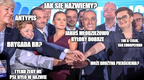 Problemy opozycji. Nie mogą wybrać wspólnej nazwy