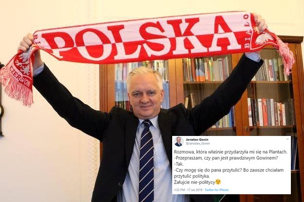 Gowin: przed chwilą pani na Plantach się do mnie przytuliła ( ͡° ͜ʖ ͡°)