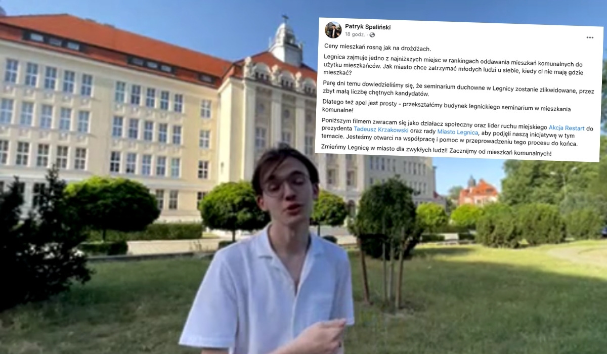 Aktywiści proszą, żeby nieczynne seminarium w Legnicy przerobić na mieszkania dla ludzi