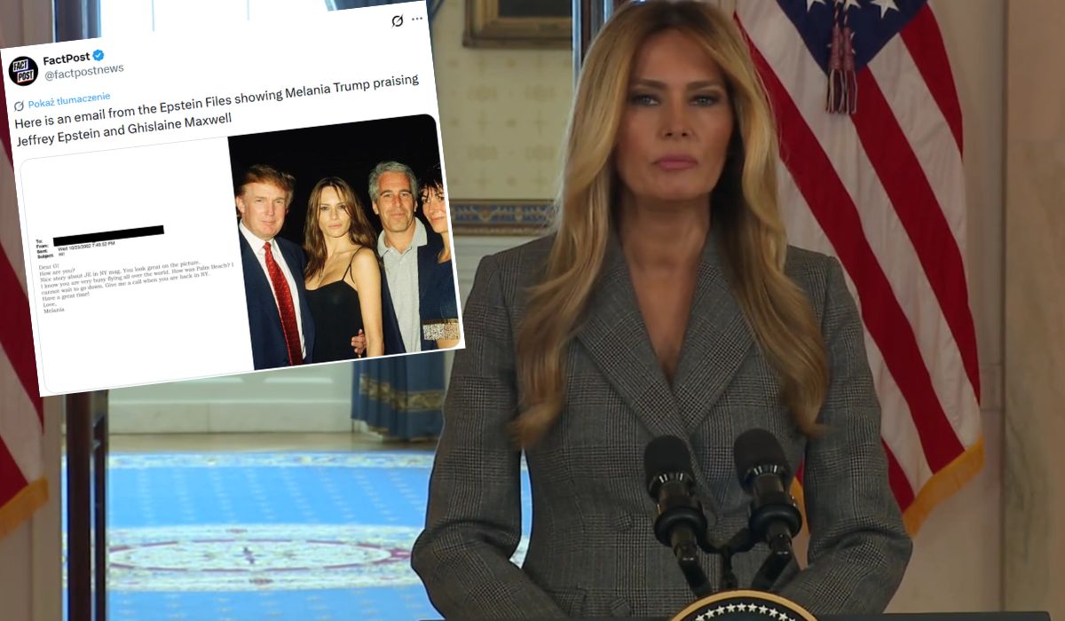 Melania Trump stanowczo zaprzeczyła doniesieniom o jej rzekomych relacjach z Epsteinem