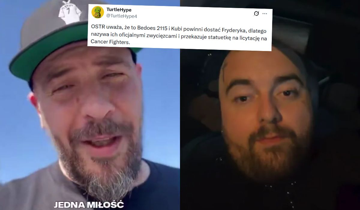 O.S.T.R. przekazał swojego Fryderyka na zbiórkę Bedoesa i uznał, że to jemu się należała