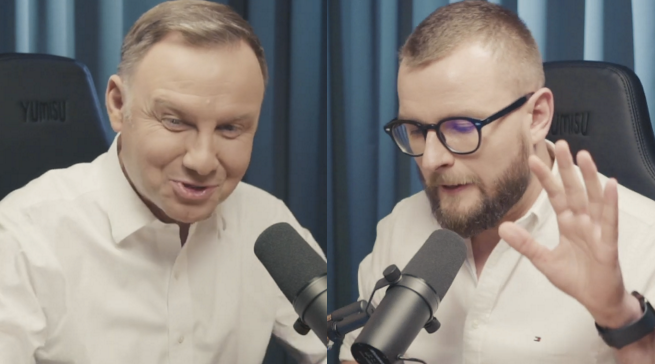 Andrzej Duda udzielił wywiadu Paciorkowi z tego kanału z trudną nazwą