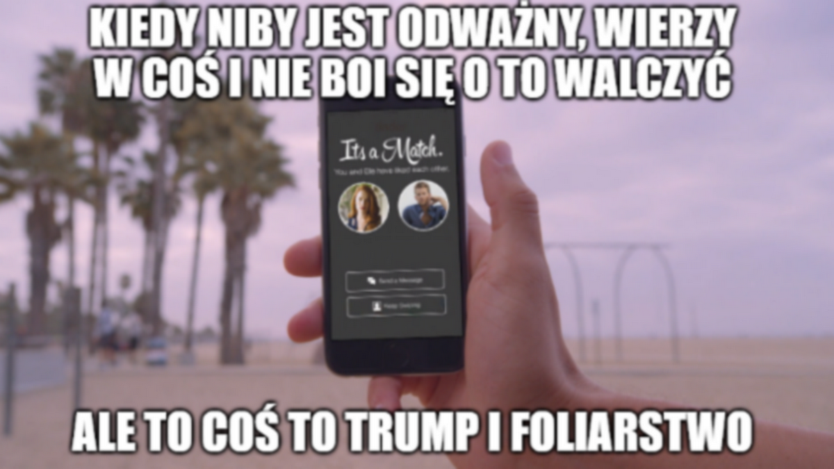 Szturmujący Kapitol zwolennicy Trumpa spotykają się z entuzjastyczną niechęcią nawet na Tinderze