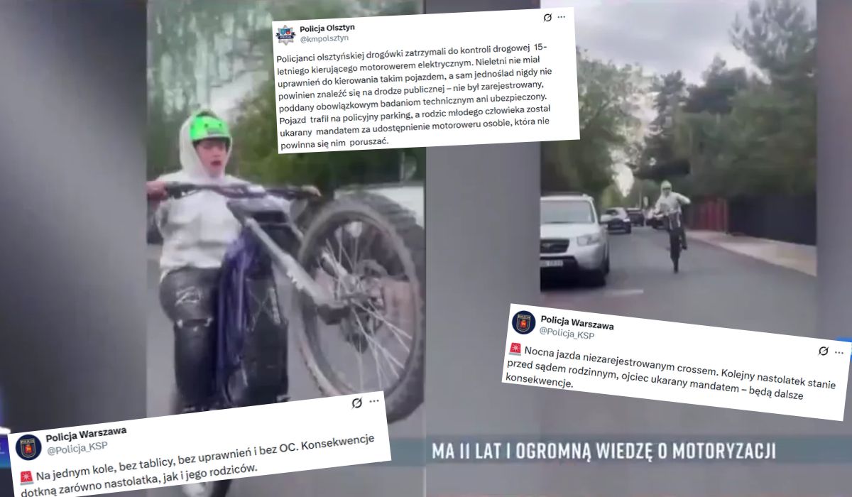 Podczas gdy policja walczy z nastolatkami na motorowerach, TVP promuje to jako fajną pasję dla dzieci