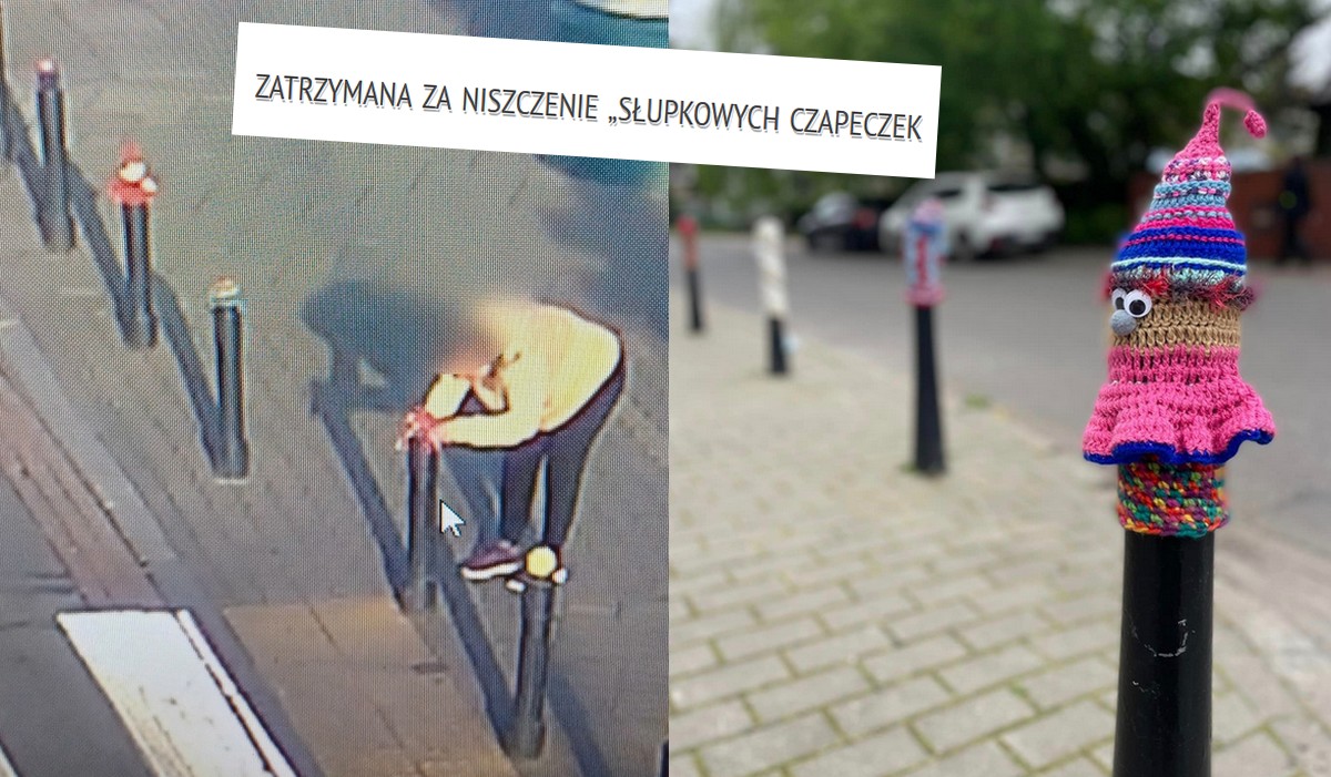 Warszawa: ujęto panią, która niesiona nienawiścią do ozdób szydełkowych uszkodziła ich aż 70