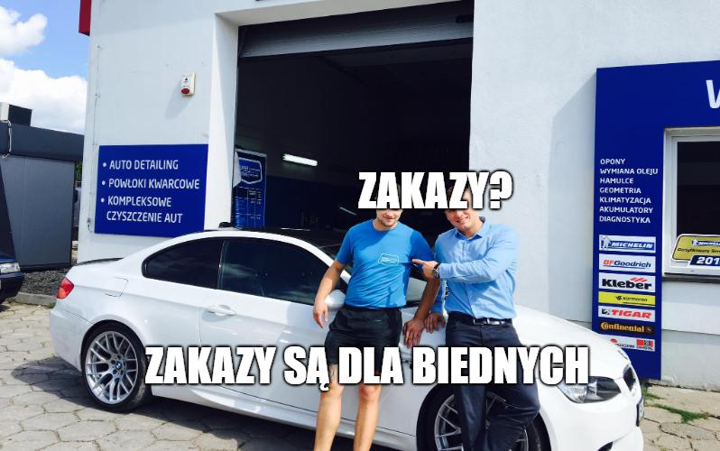 "Frog" nadal wsiada za kierownicę, bo przecież go stać