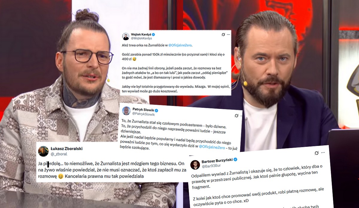 Żurnalista pojawił się w Kanale Zero, żeby wytłumaczyć się z niektórych rzeczy, no i chyba nie wyszło