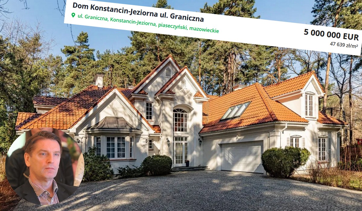 Tomasz Lis postanowił sprzedać swoją willę pod Warszawą i jeżeli masz 24 mln zł, może być twoja