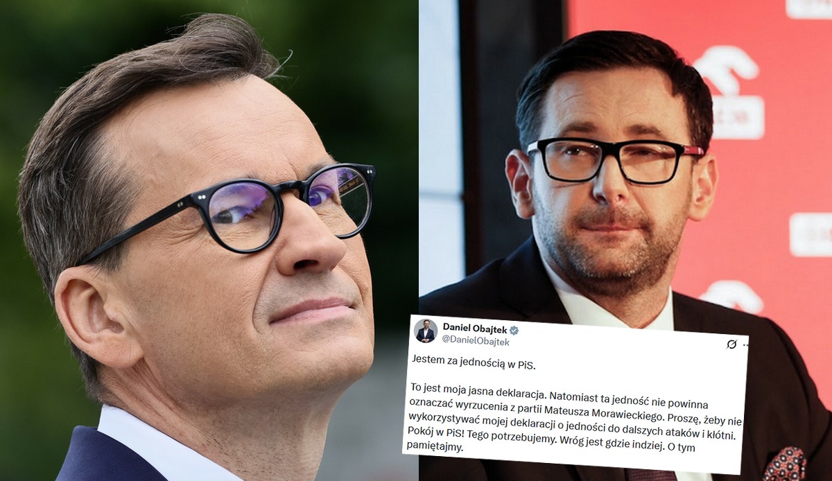 Obajtek z manewrem judaszowym: na piśmie oświadczył, że nie pójdzie z Morawieckim, ale stara się go bronić