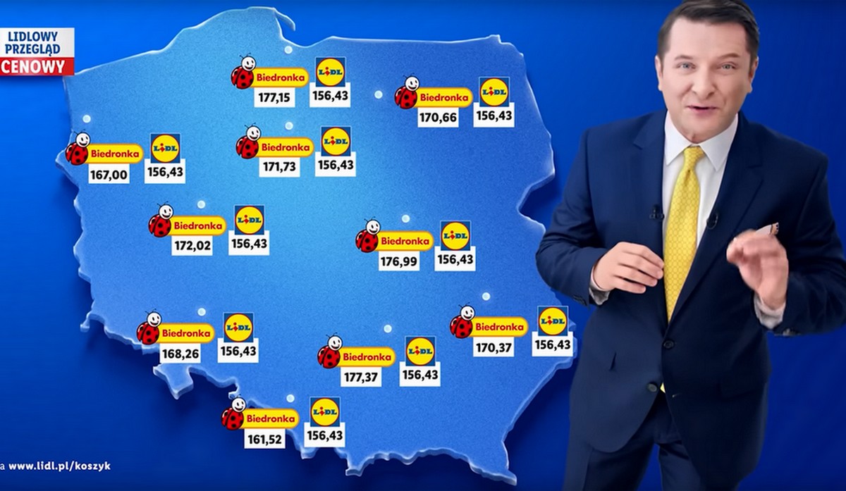 Lidl w nowym spocie dał Biedronce klapsa w odwłok: ceny nie dość, że wyższe, to w każdym sklepie różne