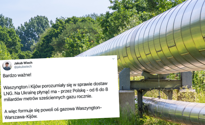 Wiech: właśnie uformowała się oś gazowa Waszyngton-Warszawa-Kijów