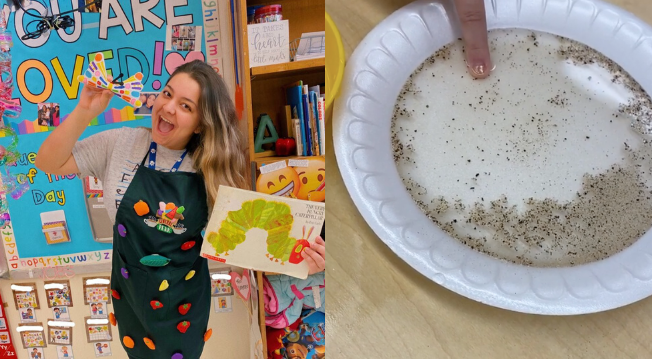 Nauczycielka krótkim eksperymentem pokazała dzieciom "jak działa mydło na wirusa", filmik niezwykle popularny