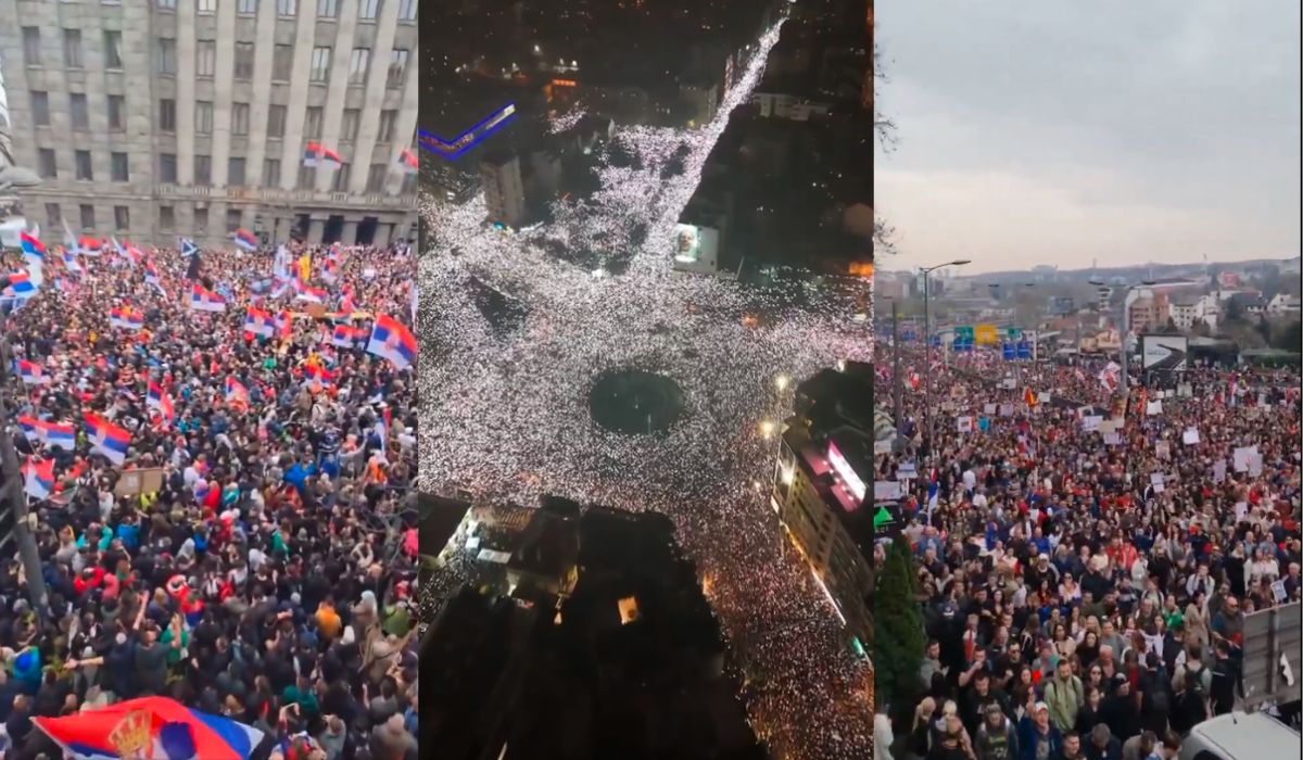 Serbia: po największym proteście w historii kraju prezydent oznajmił, że "rozumie przekaz"