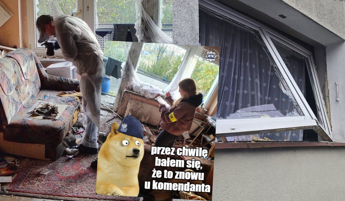 Głubczyce: w mieszkaniu wybuchł pocisk artyleryjski, który chłop znalazł na spacerze i tak sobie wziął