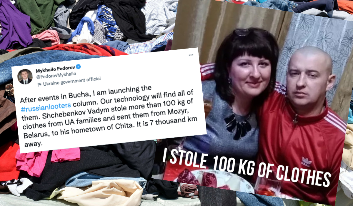 Wicepremier Ukrainy rozpoczyna akcję społeczną: pokazywanie rosyjskich złodziei