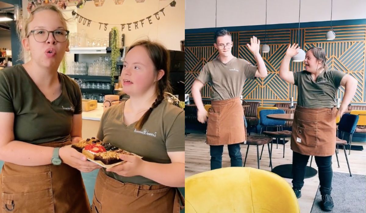 Sieć Brownies&Downies, w której pracują osoby z zespołem Downa, stała się niezwykle popularna na TikToku