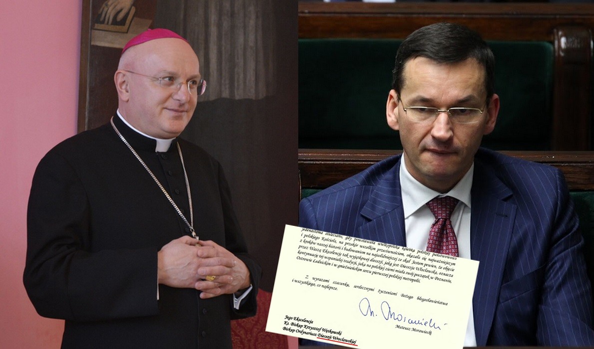 Premier chciał pogratulować nowemu biskupowi włocławskiemu, jednak list zaadresował do biskupa wrocławskiego