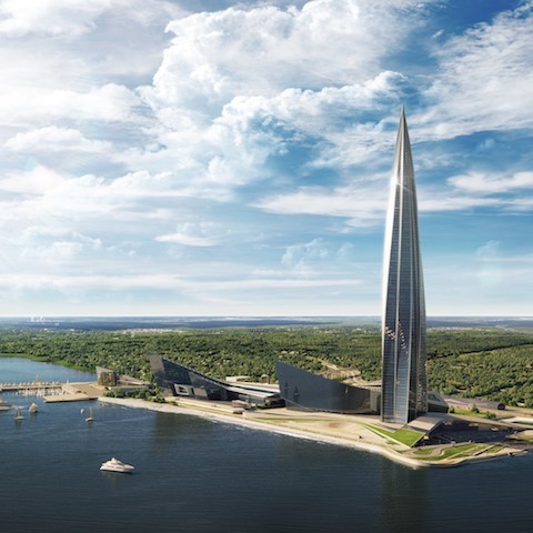 Siedziba Gazpromu nowym najwyższym budynkiem w Europie