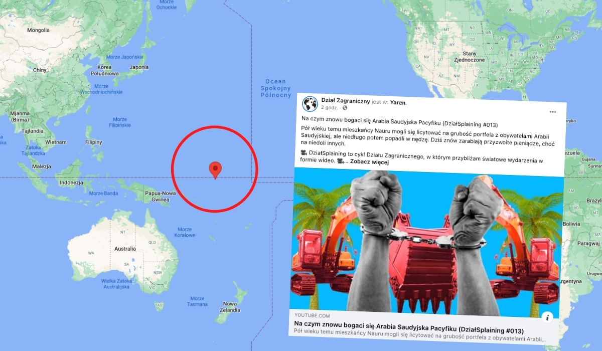 Dział Zagraniczny: jak i z czego żyje Nauru, kraj wielkości Opoczna