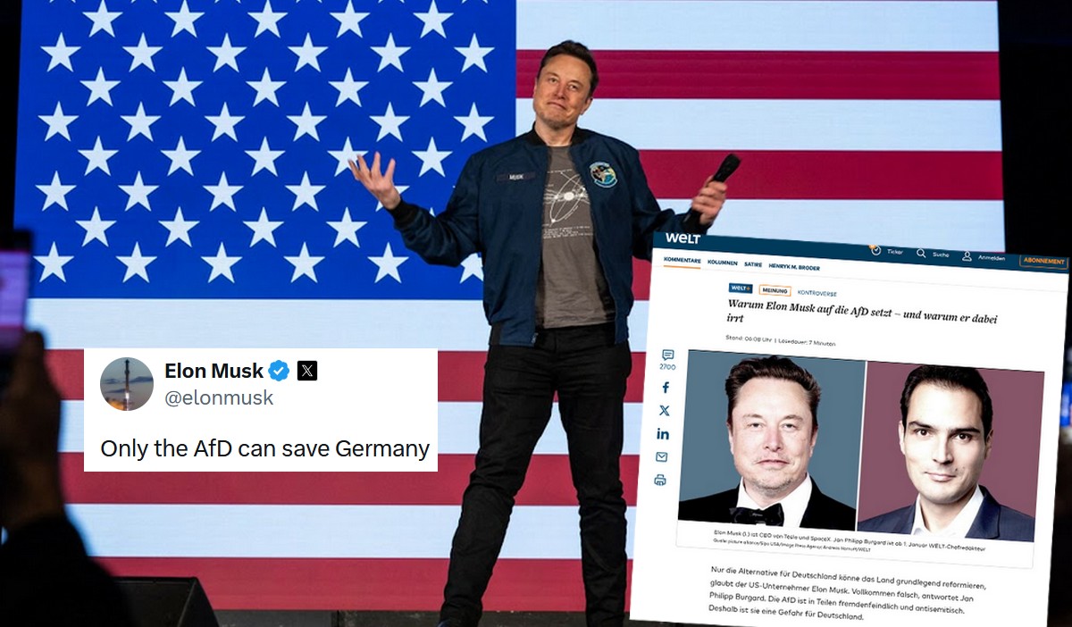 Elon Musk w niemieckiej prasie wyjaśnił, dlaczego popiera AfD i zrobiła się afera