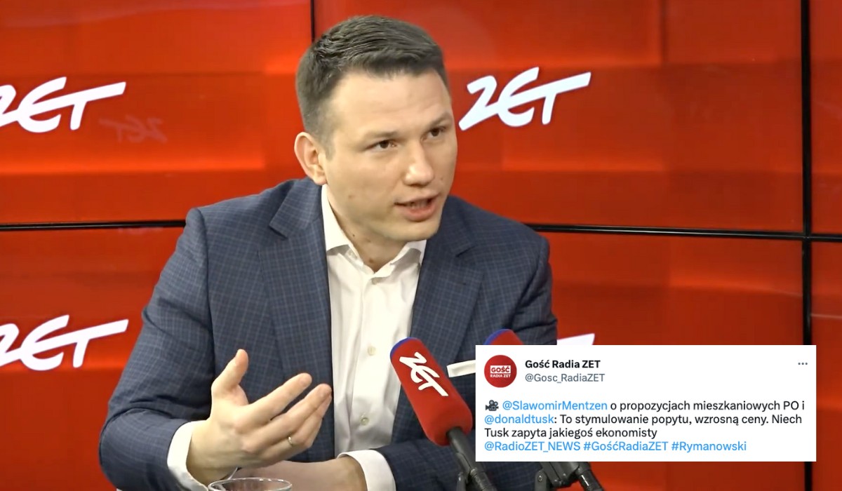 Mentzen poucza Tuska, że budowanie mieszkań należy zostawić wolnemu rynkowi, a nie urzędnikom