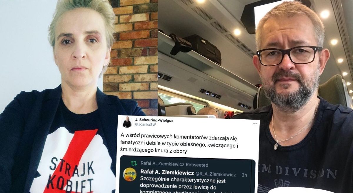 Scheuring-Wielgus w szczerych słowach o Ziemkiewiczu: obleśny, kwiczący i śmierdzący knur z obory