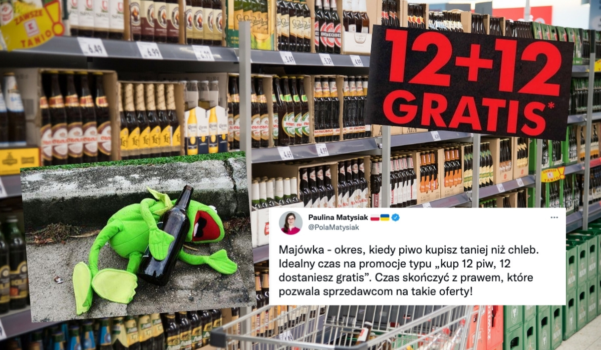 Partia Razem chce walczyć z promocjami na piwo, zaostrzyć prawo reklamowania alkoholu i w ogóle, żeby naród był mniej rozpity